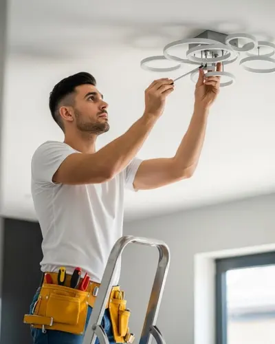 Asma Tavan LED Spot ve Aydınlatma Kurulumu Yapan Elektrik Ustası